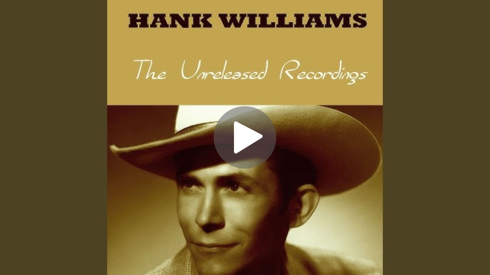 Hank Williams – Dust on the Bible